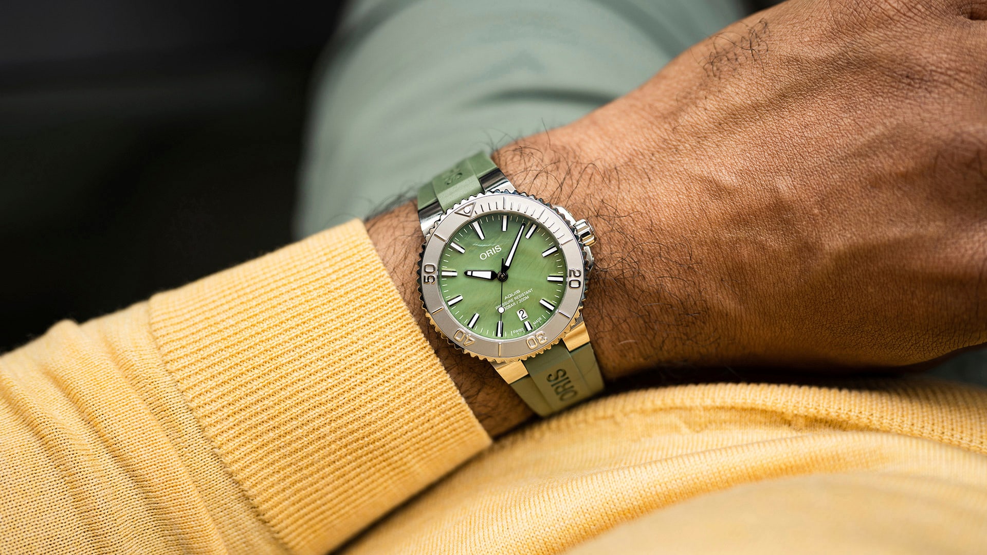 ORIS アクイス エルイエロ 世界限定2000本モデル ORIS アクイス エルイエロ 世界限定2000本モデル